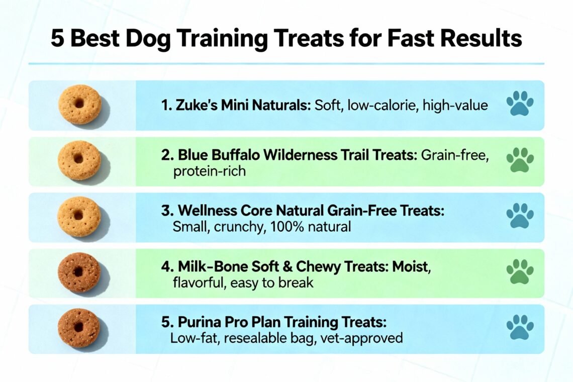 5 Best Dog Training Treats for Fast Results