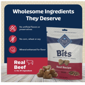 Bits Soft Dog Treats for Training, Made with Natural Ingredients